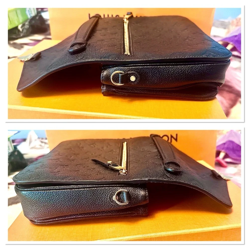 Louis Vuitton Black Empreinte Pochette Metis Crossbody